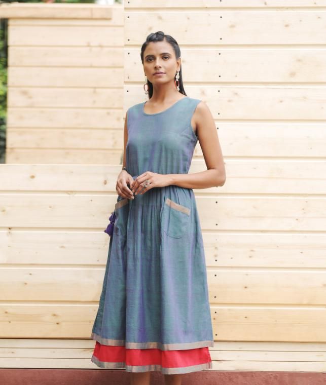 Buy Notes On Mangalgiri by Loom Tree Dresses, tops, culottes in ...