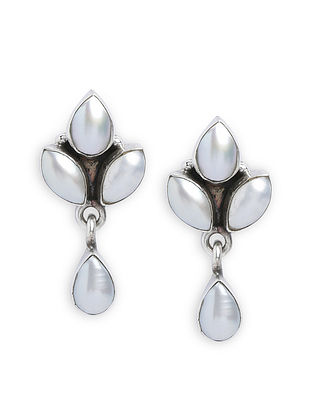 Sterling Silver Earrings with Pearls