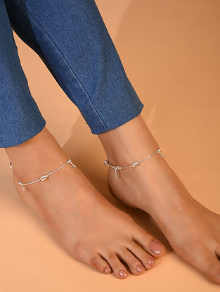 
Tribal Silver Anklet (Pair Of Two)