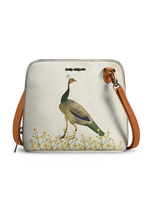 Multicolored Handcrafted Printed Crossbody Bag