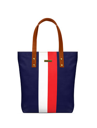 Multicolored Handcrafted Printed Tote Bag