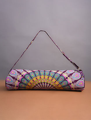 Multicolored Handcrafted Cotton Yoga Bag