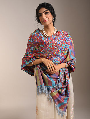 Multicolour Kani Handwoven Pashmina Shawl