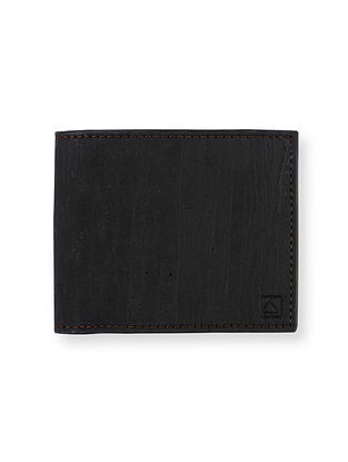 Black Handcrafted Cork Wallet