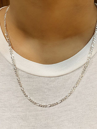 Classic Silver Chain (Length- 24in)