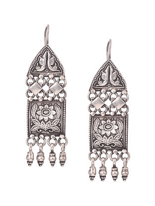 Tribal Silver Earrings