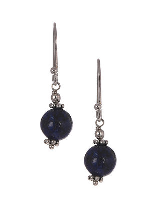 Blue Sterling Silver Earrings With Lapis Lazuli