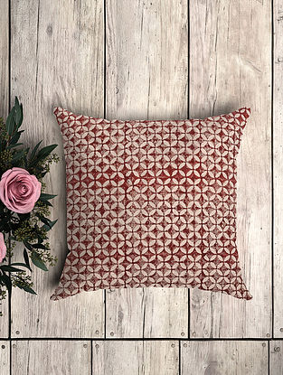 Handcrafted Printed Cotton Cushion Cover