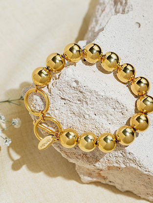 Gold Plated Beaded Bracelet (S)