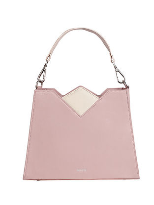 Pink Handcrafted Genuine Leather Shoulder Bag