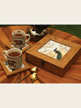 Wooden Mor Printed Multipurpose Box