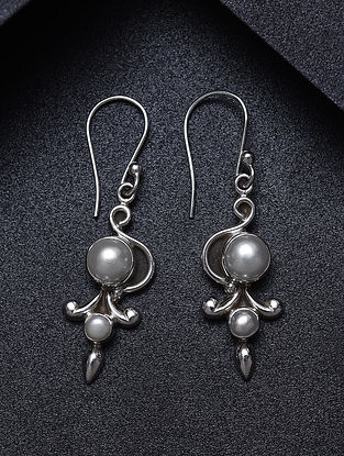 Sterling Silver Earrings with Freshwater Pearls
