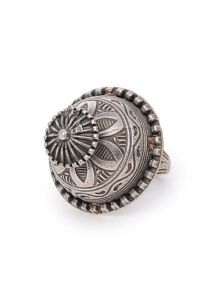 Silver Tone Tribal Ring