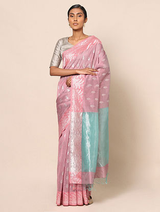 Pink Kadwa Silk Cotton Saree