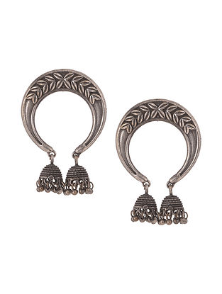 Vintage Silver Jhumki Earrings