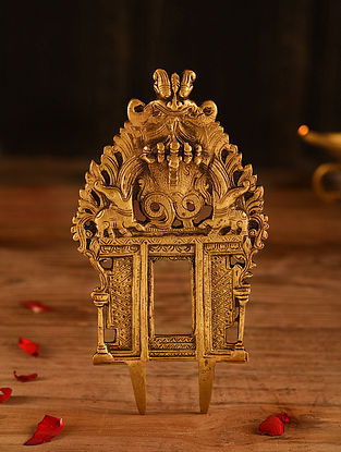 Antique Brass Nag Prabhavali (H-7.5in)