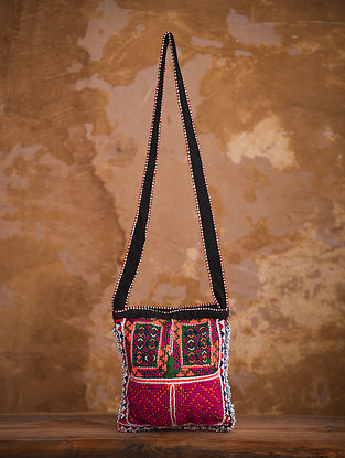 Multicolored Handcrafted Vintage Afghani Sling Bag