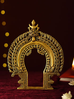 Brass Handcrafted Prabhavali (L- 8in, W- 6.5in)