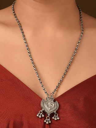 Tribal Silver Necklace 