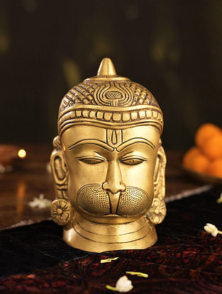 Brass Engraved Hanuman