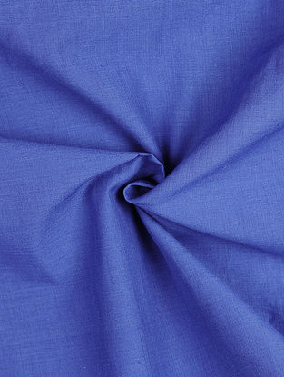 Blue Handloom Cotton Fabric