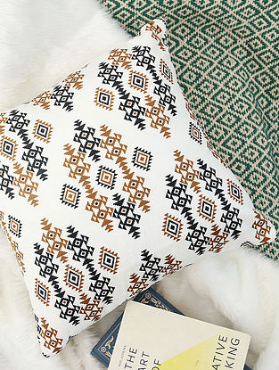 Multicoloured Cotton Cushion Cover