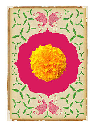 Marigold Art Print on Paper