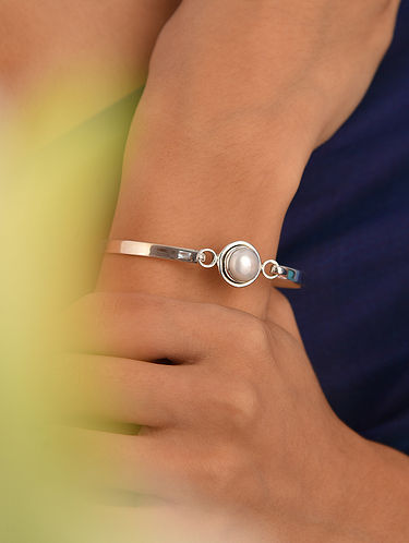 925 Sterling Silver Cuff Bracelet Size Adjustable