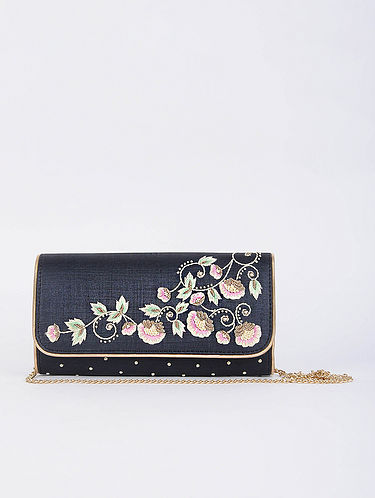 Peachy nude embroidered zardozi bridal clutch/embroidered clutch bag/gift for her/zari work clutch in nude/potli bag/handmade embellished