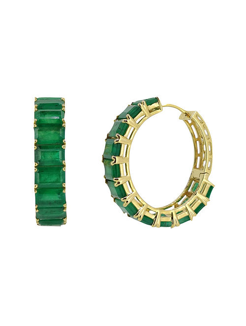 Buy online Green Hoop Earrings from fashion jewellery for Women by Shreya  Collection for 339 at 24 off  2023 Limeroadcom