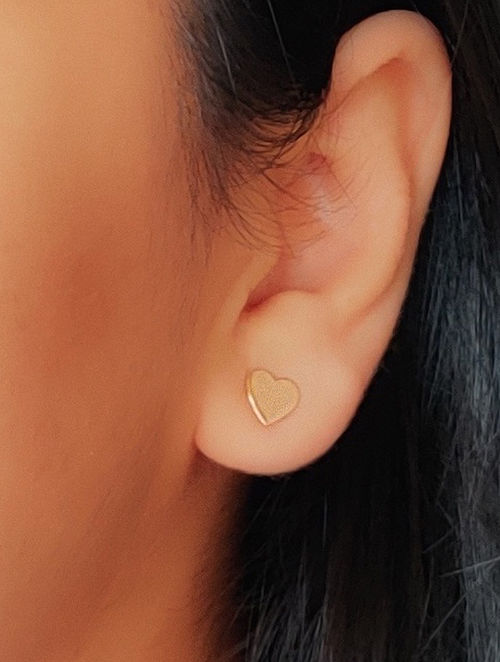 Simple Stud Earrings Gold