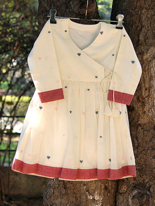Ideal Linen Angrakha Girls Dress