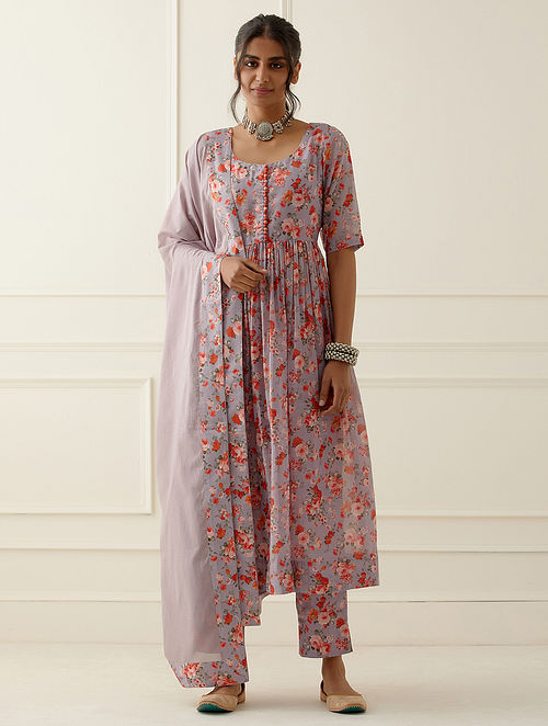 womens new Beautifull kurta pant and dupatta set with rayon