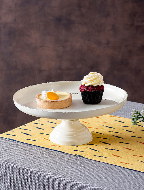Marble Cake Stand - White |Carved in India | Ethically Sourced | The Little  Market