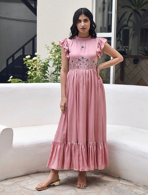 Buy Exclusive Party Wear Pink With Bell Hands Online in India  Etsy