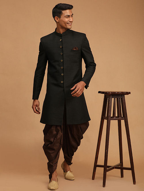 Buy Orange Sherwani Sets for Men by VASTRAMAY Online | Ajio.com