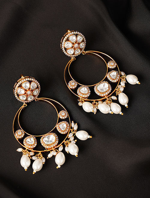 Shreyanvi accessories Women Silver Earrings with lord Ganesha design
