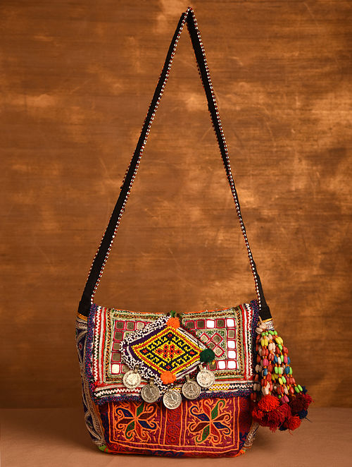 Multicolor Designer Piece ladies clutch bag handmade Banjara Sling Bag  Cross Bag Clutch Purse
