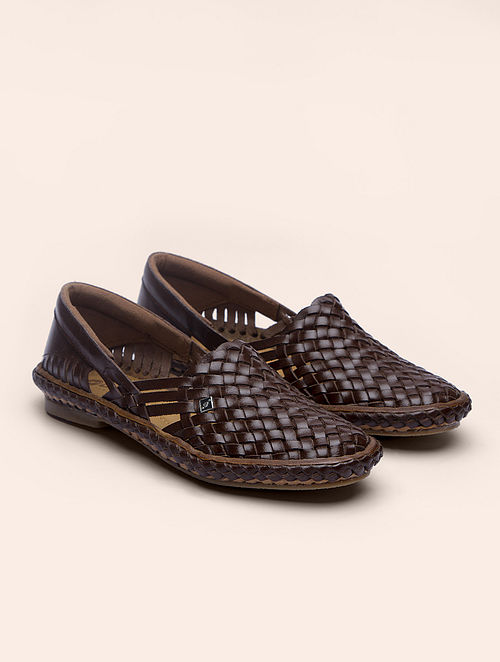 Brown Handcrafted Genuine Leather Shoes