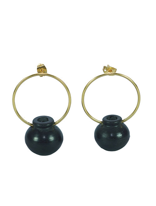 Black Gold Plated Handcrafted Earings