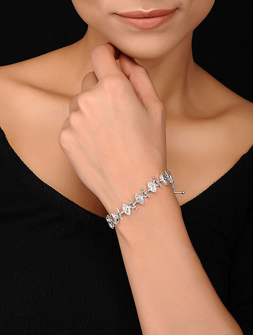 Silver Bracelet online for women  Silverlinings  Handmade Filigree
