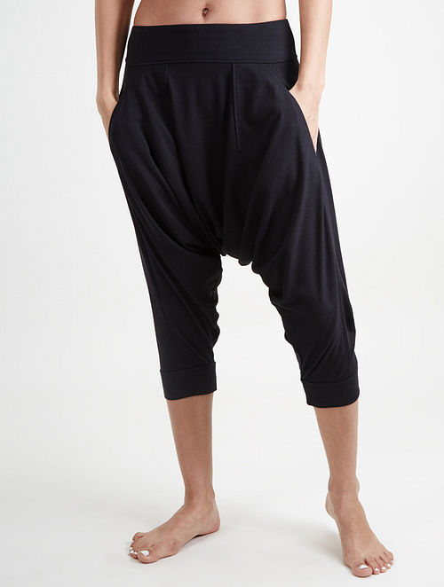 Buy Black Dhoti Pants Online - W for Woman