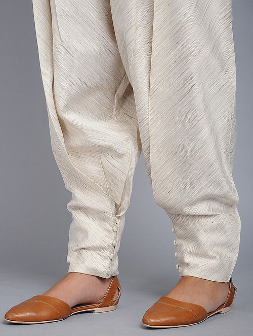 Sanwara Jodhpuri Pants  Buy Sanwara Mens Solid Deep Beige Colour Art Silk  Brijesh Pant Online  Nykaa Fashion