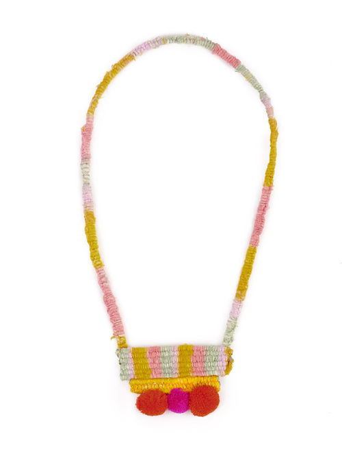 Buy Multi-Color Boho Weave Necklace Online at Jaypore.com