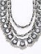 Silver Tone Tribal Afghani Necklace