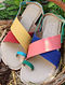 Multicolored Handcrafted Leather Flats