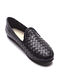 Black Handwoven Genuine Leather Shoes