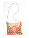 Orange Handcrafted Jute Sling Bag