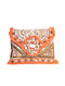 Orange Handcrafted Jute Sling Bag