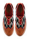 Multicolored Handcrafted Ikat Woven Genuine Leather Shoes